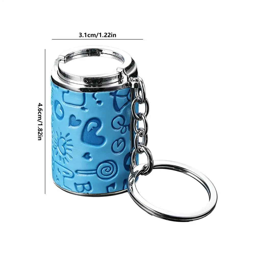 Mini Coin Holder Keychain 2-in-1 Portable Loose Change Storage