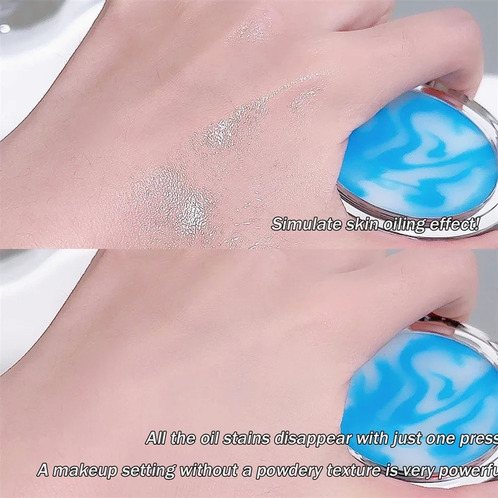The Rock Oil Control Long-lasting Powder Cake Makeup Clear Powder Waterproof Wet and Dry Face Foundation Powder Cosmetics Zpaxo