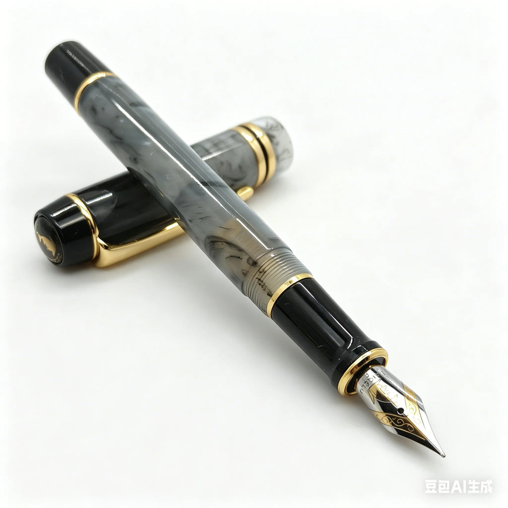 Kaigelu 316 Fountain Pen F Nib Blue Brown White Marble Amber Pattern Ink Pen Writing Gift For Students Office Business Zpaxo