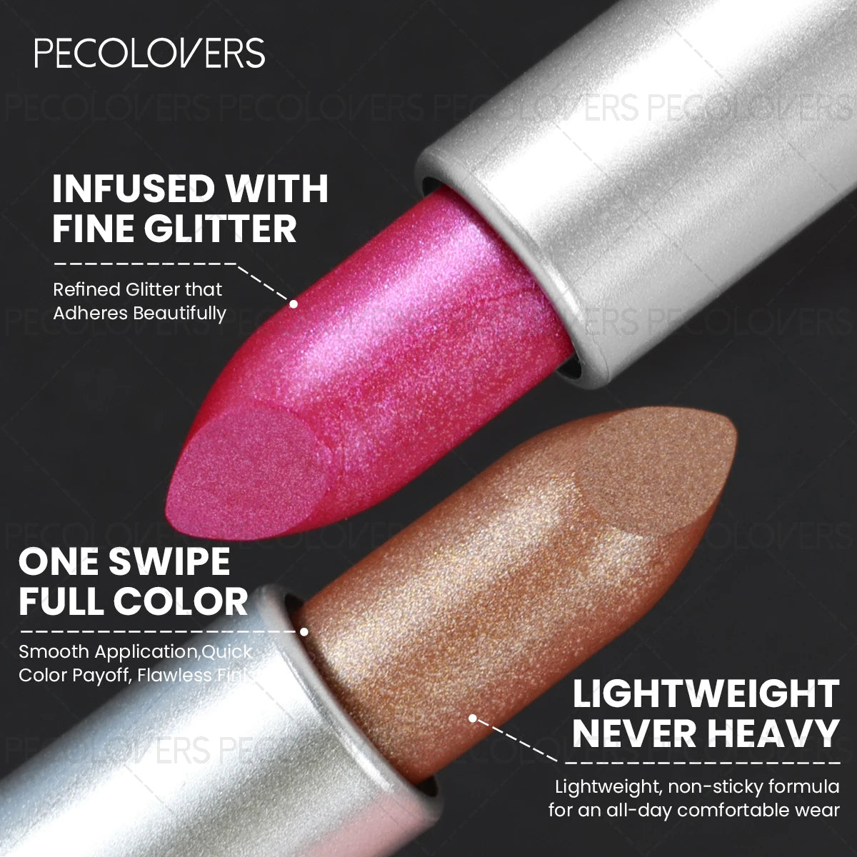 1 pc Shimmer Lip Gloss, Moisturizing Lipstick, Long-Lasting Shine, Lip Glaze, Essential for Daily Makeup Zpaxo