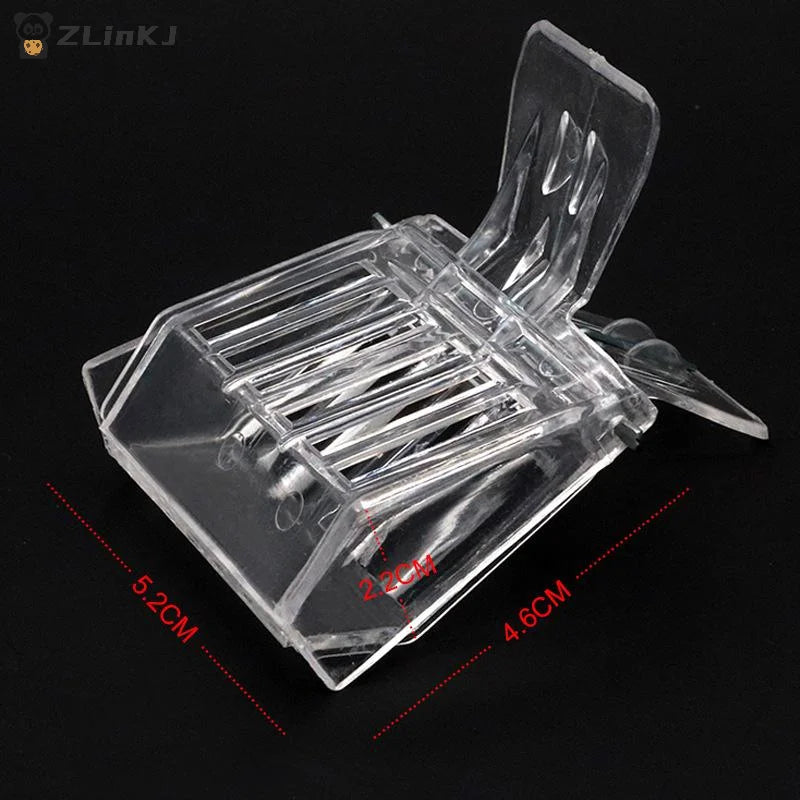 3 Transparent Clip-on Bee Cages Plastic Clips Queen Catchers Zpaxo