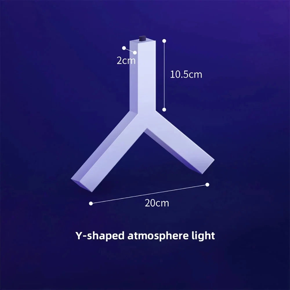 WIFI APP Smart Lamp Tuya Music Rhythm Control Splicing Ambient Quantum Lights LED Night Light for Game Room Bedroom Decoration Zpaxo