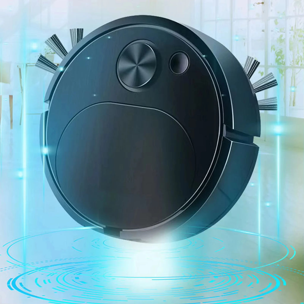 Automatic Electric Floor Vacuum Cleaner 3-in-1 1500Pa USB Rechargeable Wireless Sweeping Mop for Home Office Use Zpaxo