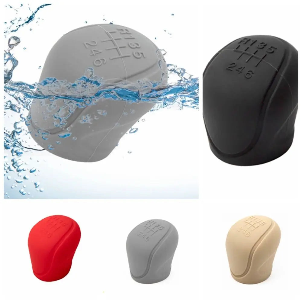 Handle Protective Covers Car Silicone Gear Shift Knob Cover 6-speed Zpaxo