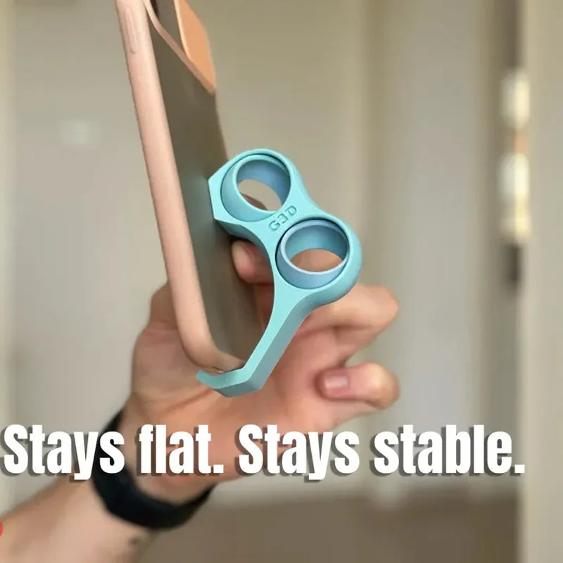 3D Printed Phone Grip Stand Ergonomic Stress Relief Holder Universal