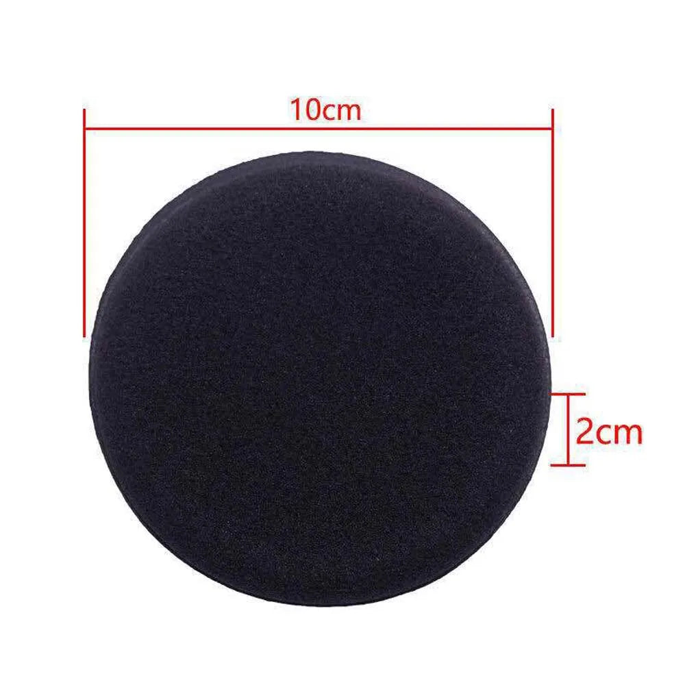12 Pcs Polish Foam Sponges High Density Waxing Microfiber Polishing Pads Durable Detailing Applicator Pad Zpaxo