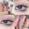 Balletism Glitter Liquid Eyeshadow Pearly Fine Shimmer Long Lasting Sparkling High Gloss Sequin Eye Shadow Lying Silkworm Makeup Zpaxo 01