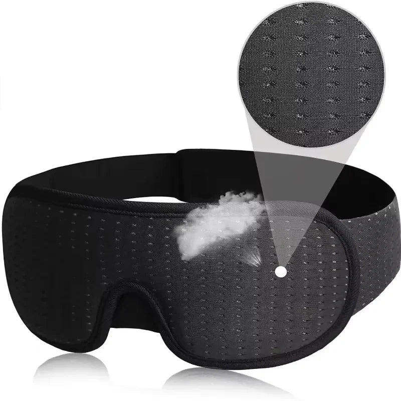 Night Breathable Blindfold Sleepmasker 3D Sleeping Mask 100 Blockout