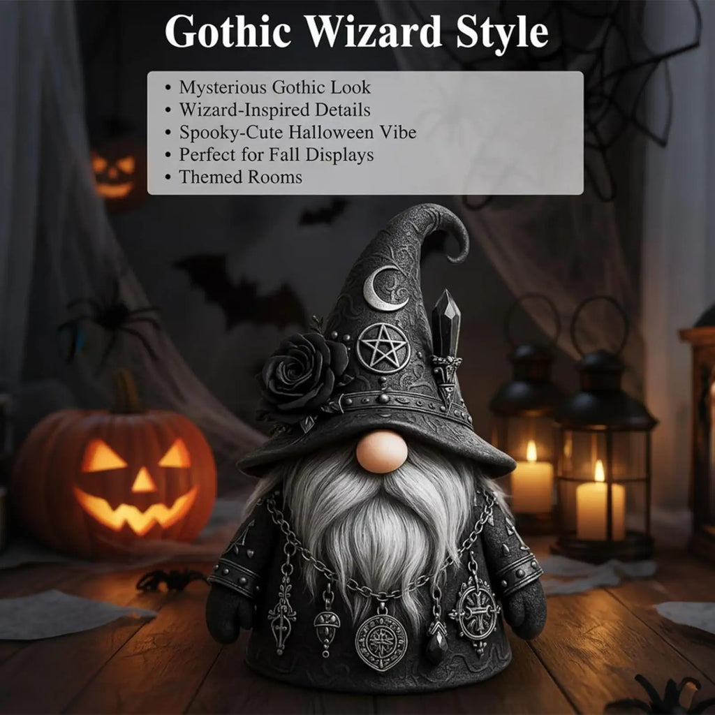 Gnome Figurines Mysterious Gothic Resin Desktop Decoration Witchy