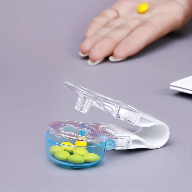 Portable Pill Taker Remover Medicine Box Household Gadgets Tablets