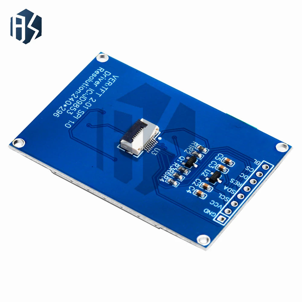 240x296 SPI TFT LCD Screen Module JD9853 Controller 8 Pin Breakout Zpaxo