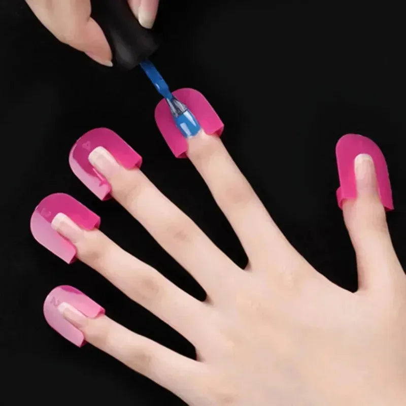G-Curve Nail Polish Protector Shields | 10 Sizes, 26-Pc Set