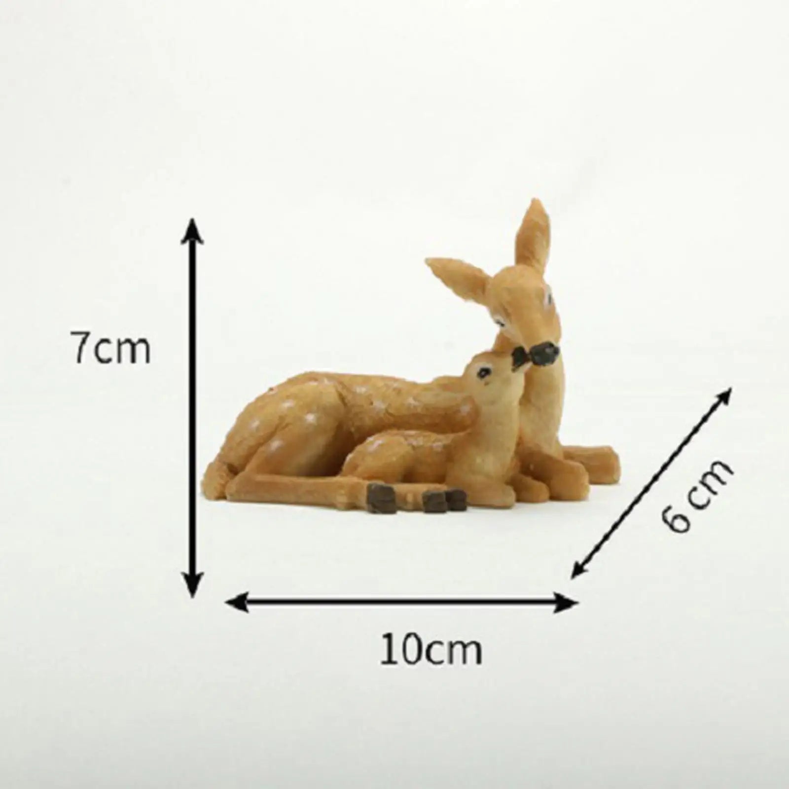 Resin Sika Deer Statue – Garden & Indoor Deer Sculpture Garden Deer Sculpture Zpaxo