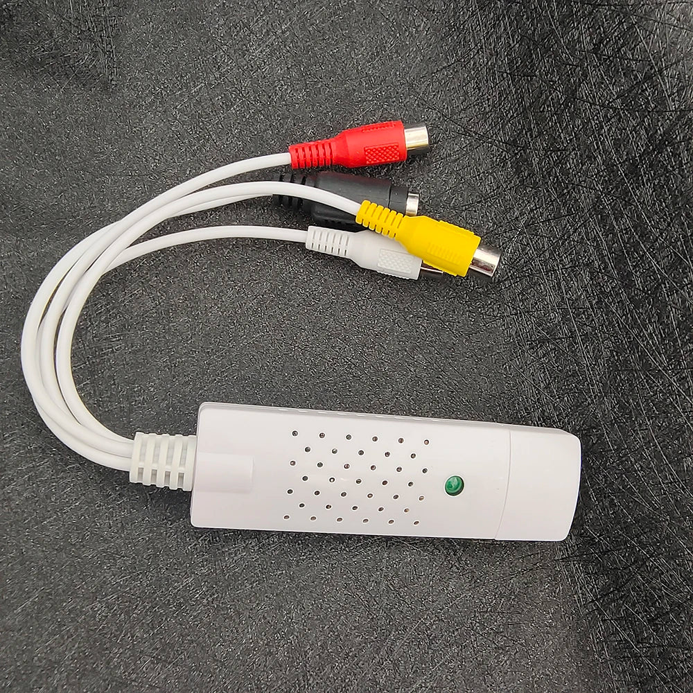 USB 2.0 to RCA Cable Adapter Converter Audio Video Capture Card Adapter PC Cables For TV DVD VHS Capture Device Zpaxo