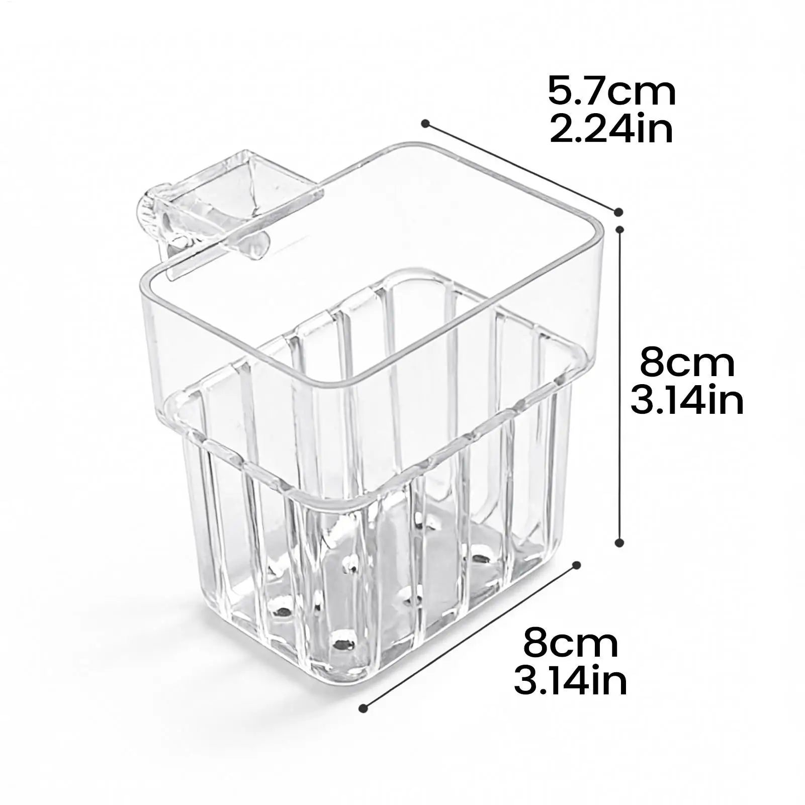 Plant Holder Fish Tank Transparent Hanger Pot Aquatic Hydroponic
