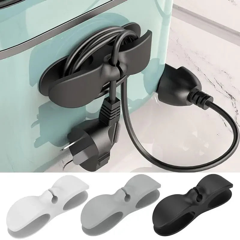 Kitchen storage wire winder, household traceless plug fixed power cord organizer, wire and cable management, home storage tools Zpaxo
