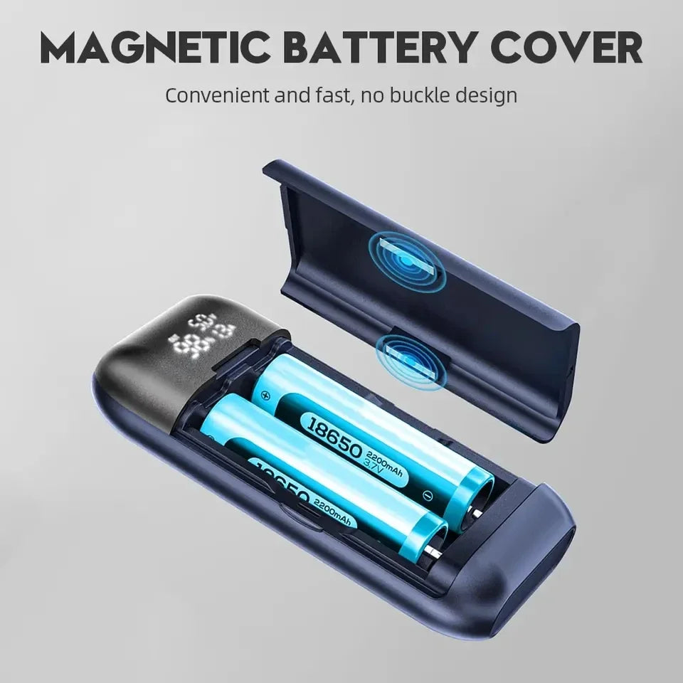 Portable 18650 Battery Charger Case DIY Power Bank Box QC3 0 PD 18W