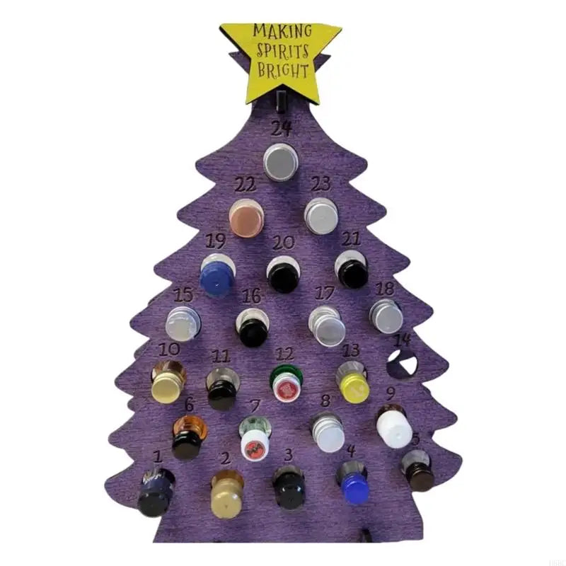 Christmas Count Down Calendar Natural Design Accommodates 24