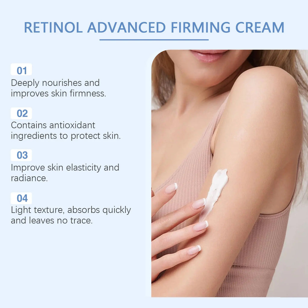 Retinol Body Firming Cream - Tighten Skin, Boost Elasticity, Deep Hydration & Anti-Aging For Radiant Youthful Body Zpaxo