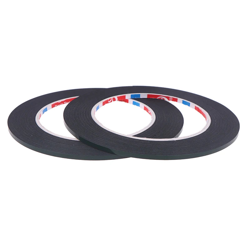 2Pcs 2/3/4mm 10meters Double Sided Sticky Foam Tape Adhesive LCD Screen Frameless For TV Borderless Curved Display Sealing Fix Zpaxo