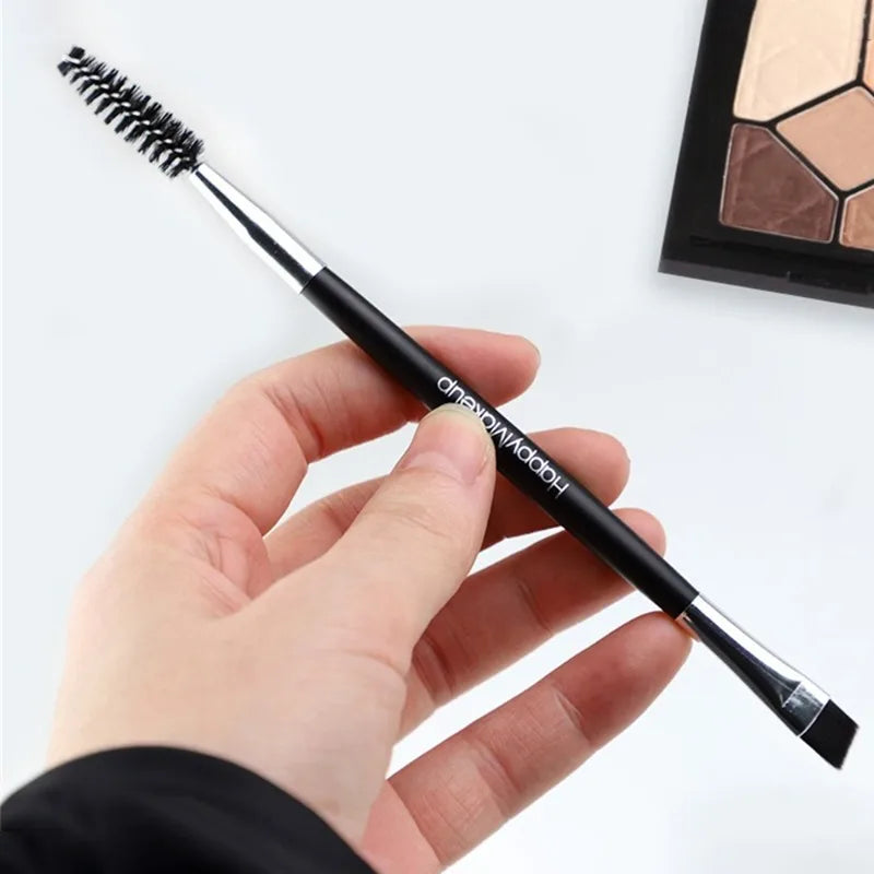 Eyebrow Brush Eyelash Comb makeup brushes Dual Ended Angled brush Spoolie brushs 2 in 1 Lash multi-purpose makeup Brushes tool Zpaxo