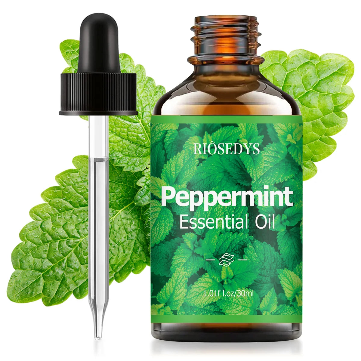 Peppermint essential oil, with its herbal scent, is suitable for aromatherapy diffusion and body massage,and also nourishes hair Zpaxo Peppermint 30ml peppermint