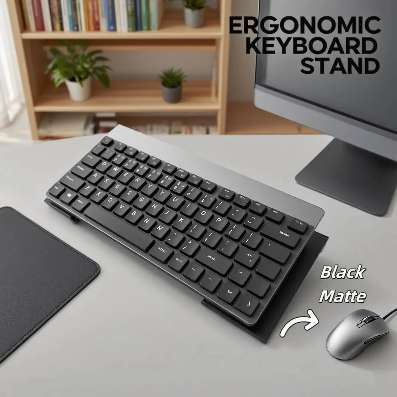 Acrylic Keyboard Stand Compact Desk Riser Mini Durable Plastic