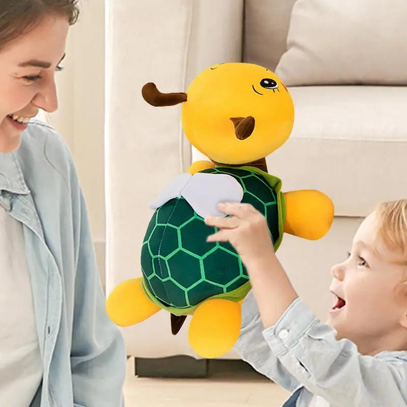 Turtle Stuffed Animal Cute Soft Sea Turtle Stuffed Animal Huggable Cuddly Throw Pillow Tortoise Home Decoration Sofa Bed Living Zpaxo