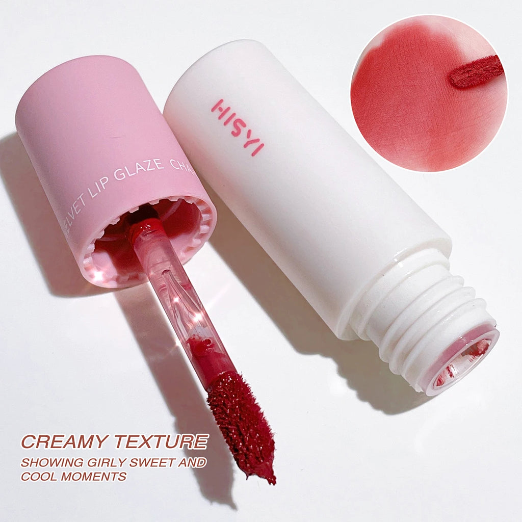 5-color Matte Velvet Lip Gloss Waterproof Moisturizing Nude Mud Zpaxo