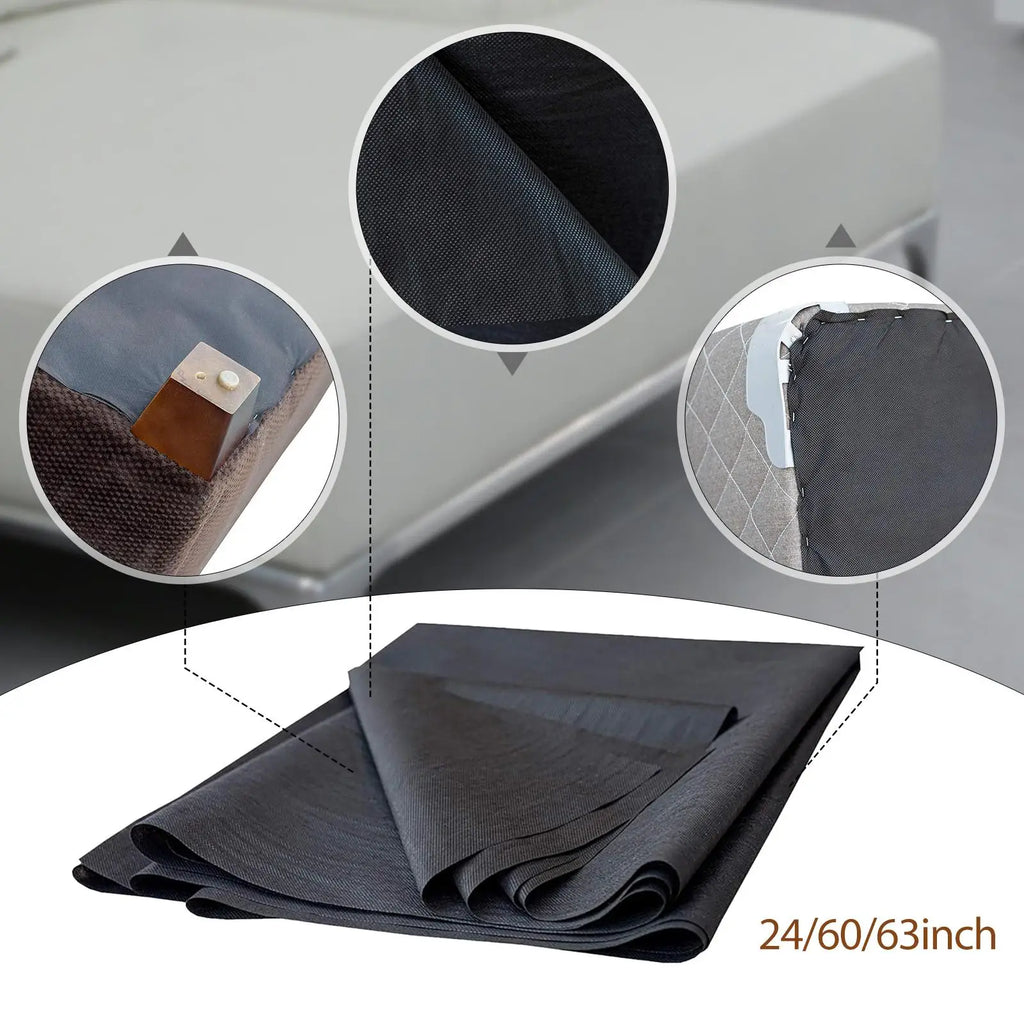 Black Dustproof Sofa Bottom Cover | Furniture Dust Protection Fabric Furniture Dust Cover Zpaxo