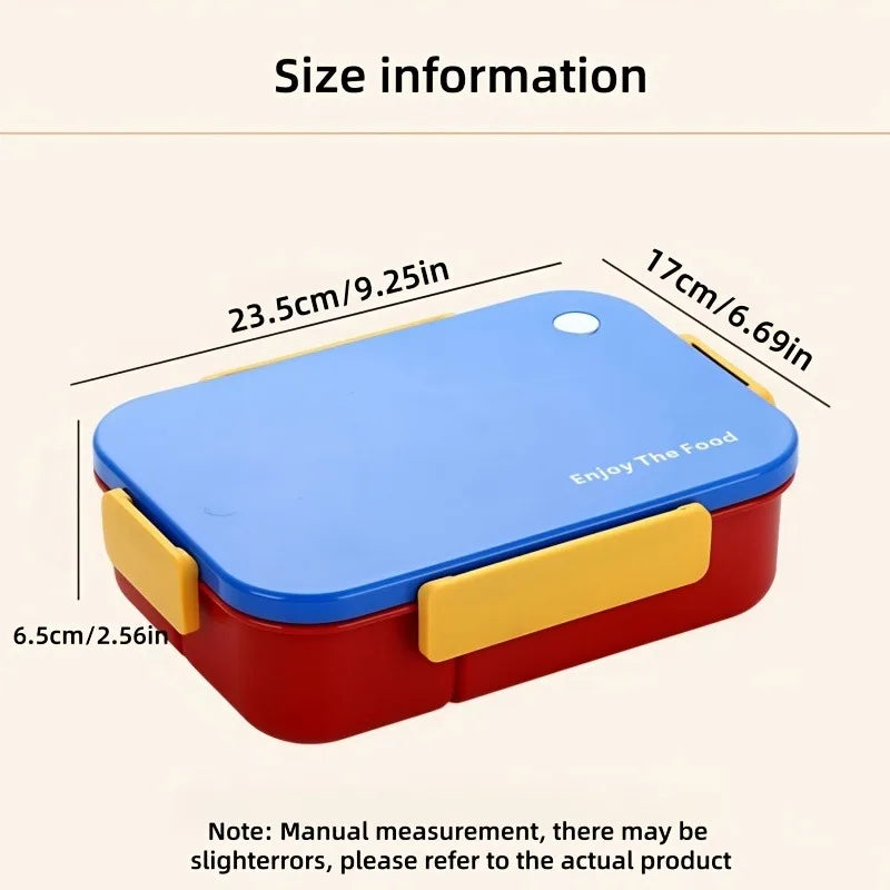 Portable divided lunch box Sealed and leak-proof for picnic/hiking/camping, a delicious storage box for camping and picnic Zpaxo