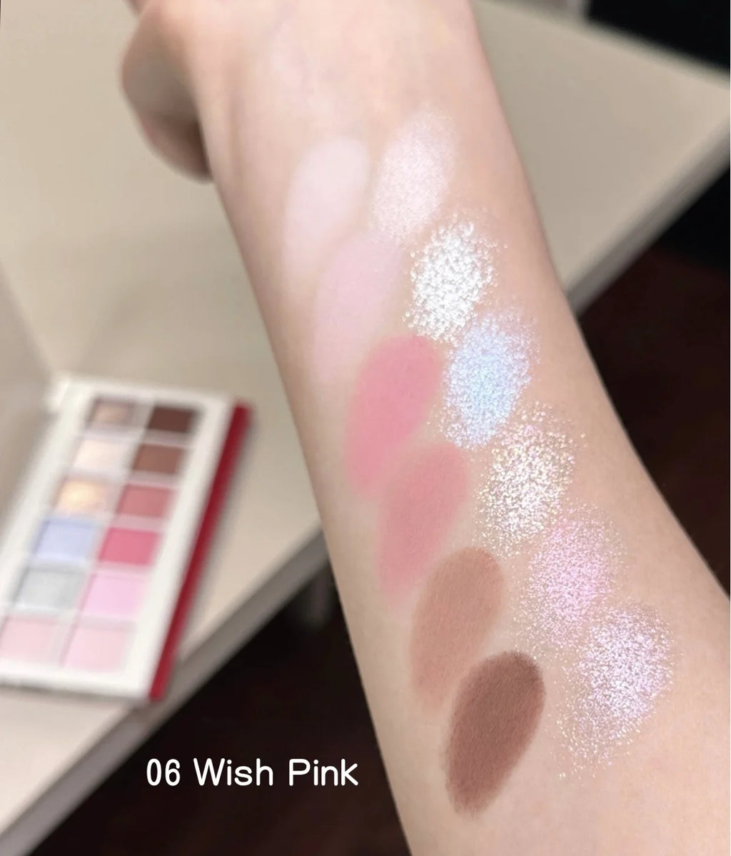 Joocyee Happy Me Day Makeup Collection Eyeshadow Lipstick Blush Cream Zpaxo