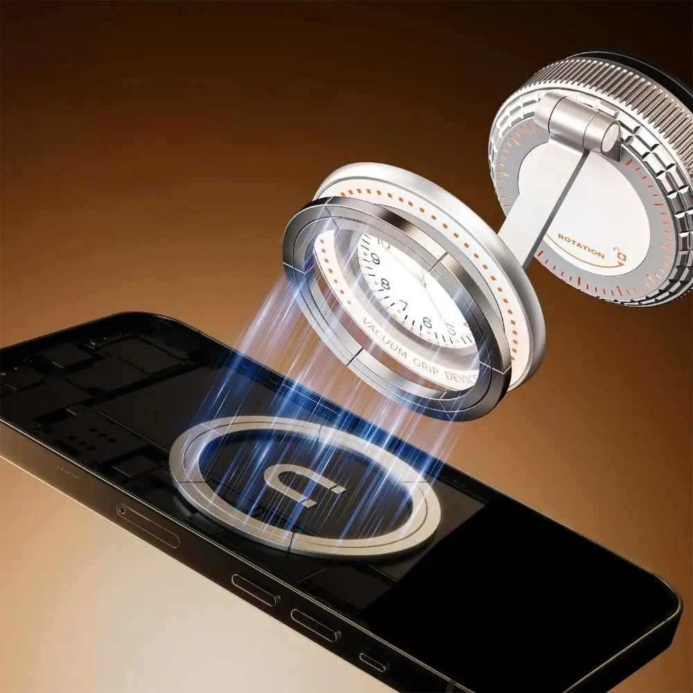 Strong Magnetic Adsorption Foldable Car Phone Holder Stable Phone Fixing Foldable Structure Magnetic Car Phone Holder Zpaxo