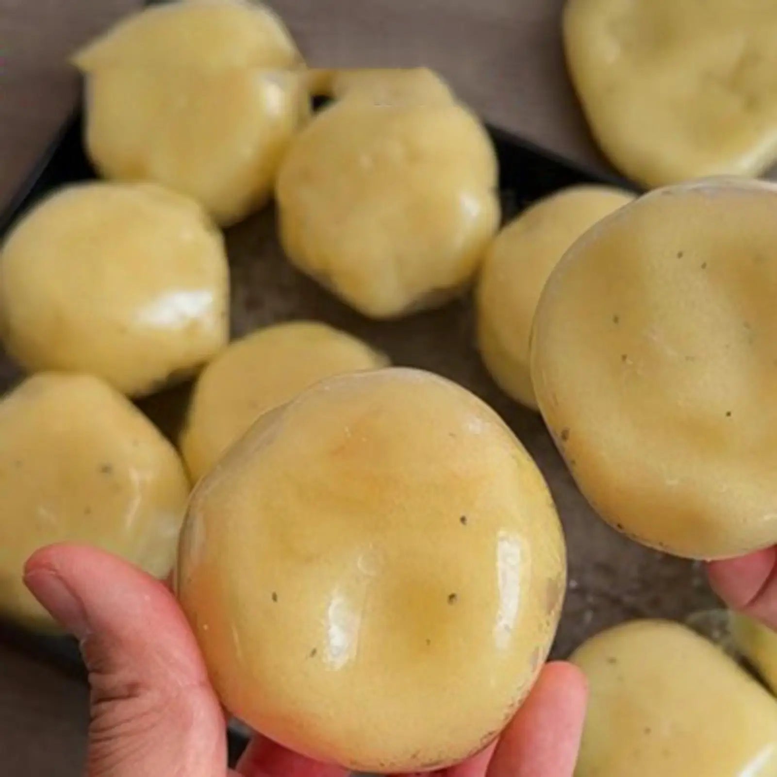Handmade Mashed Potato Squeeze Toy Realistic Soft Stress Relief Funny