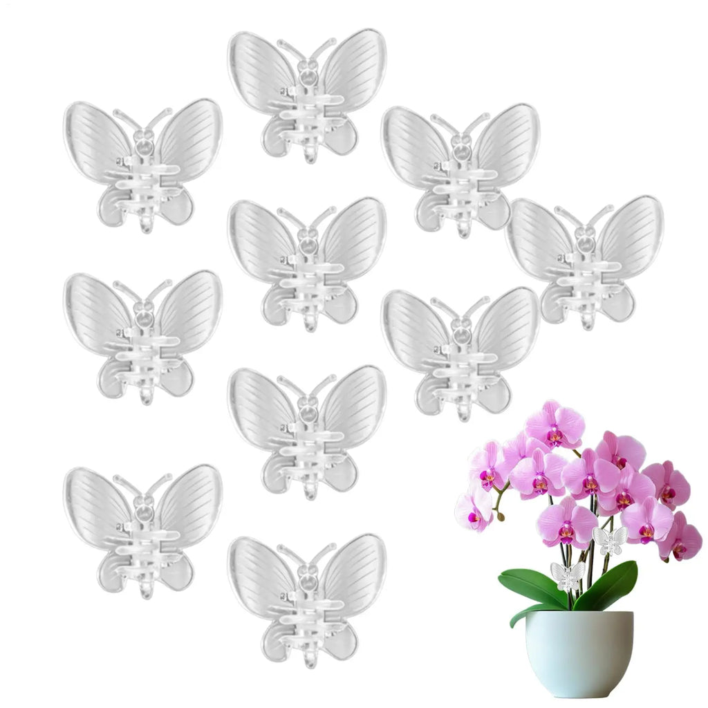 10-Pack Plant Vine Clips – Orchid, Tomato & Climbing Support Plant Support Clips Zpaxo