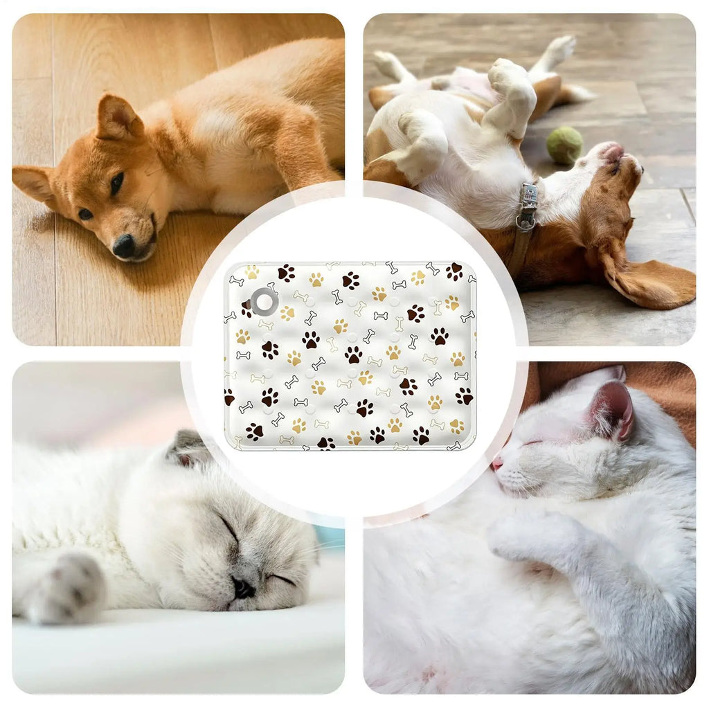Pet Cooling Mat Hot Summer Moisture-Resistant Cushion Dog Cooling Mat Water-filled Pad For Sleeping Resting Travel Shelter Zpaxo