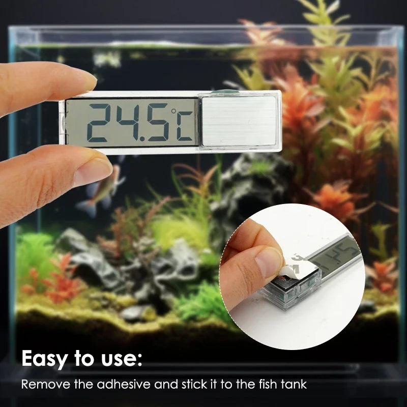 Aquarium Thermometer Electronic LCD Digital Fish Tank Temperature