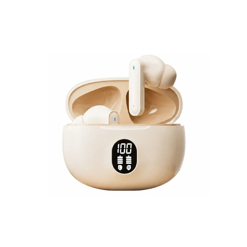 KEBIDUMEI ANC Bluetooth 6 0 Earphones Ear Wireless Earbuds Hifi Zpaxo Khaki