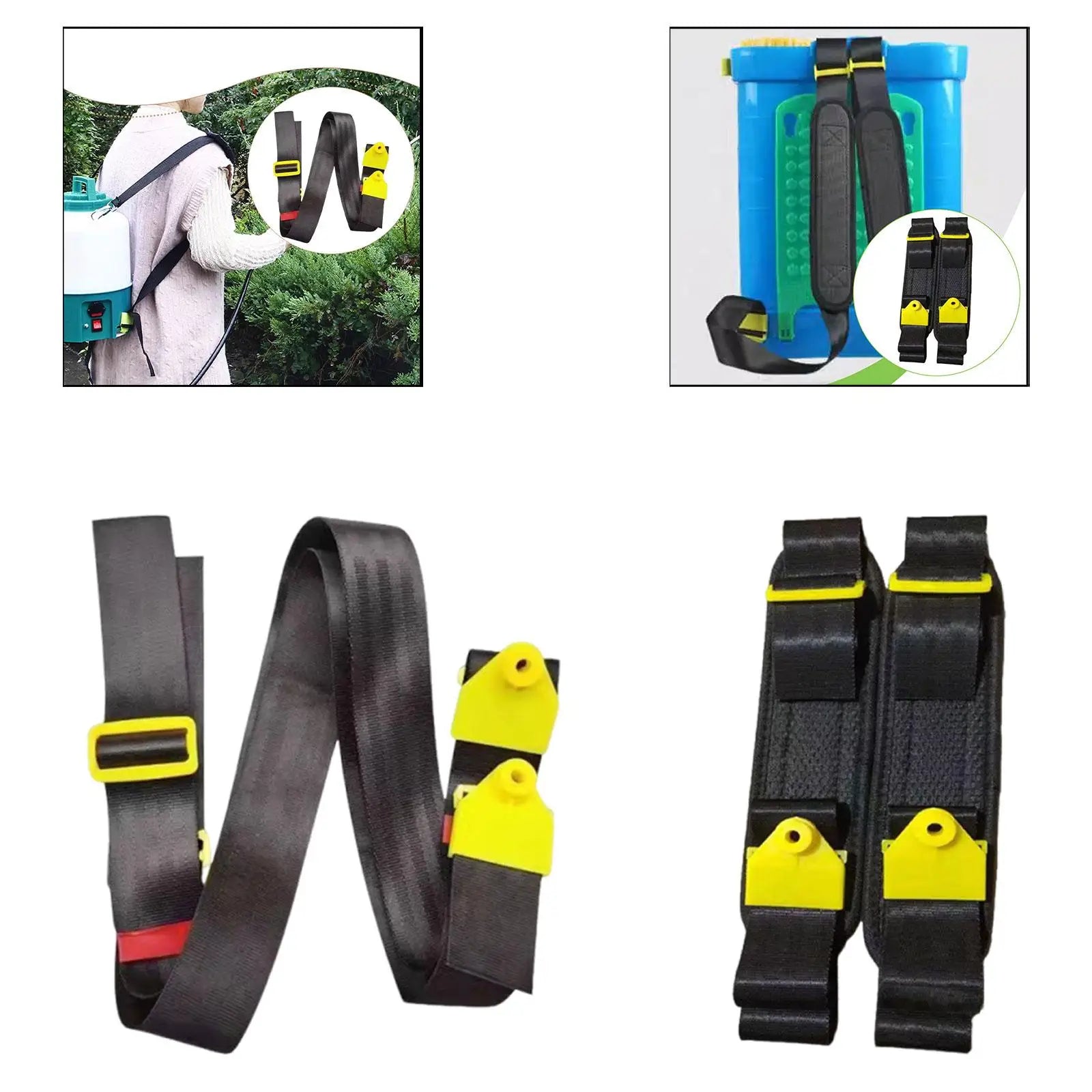 2x Backpack Sprayer Shoulder Straps Easy Install Strength Garden Zpaxo