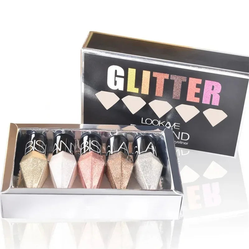 Diamond Liquid Eyeliner Professional Shiny Cosmetics Women Silver