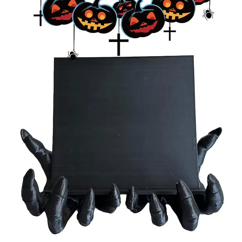 Book Stand Reading Resin Devils Hand Bookshelf Ornaments Decorative