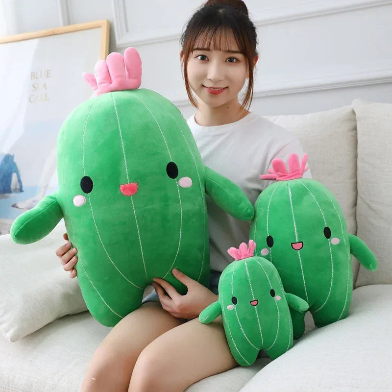25 40 Kawaii Simulation Cactus Plush Toy Cute Stuffed Plants Plushies