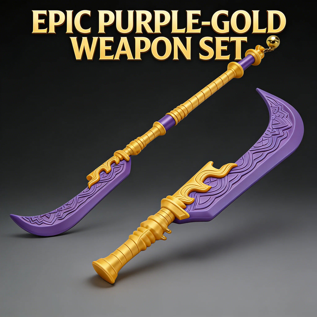 Anime Sword Replica 3D Printed Cosplay Long Fantasy Accessory Costume