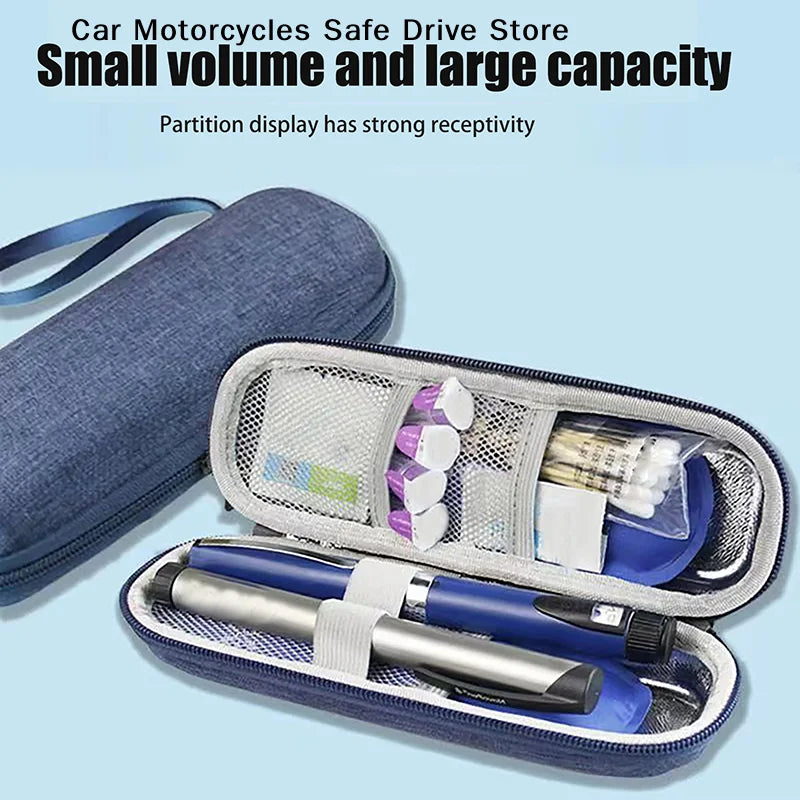 Waterproof Empty Insulin Cooling Bag EVA Thermal Insulated Cooler Gel