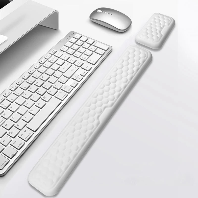 Wrist Mouse Keyboard Pad Support Memory Foam Ergonomic Mousepad Zpaxo
