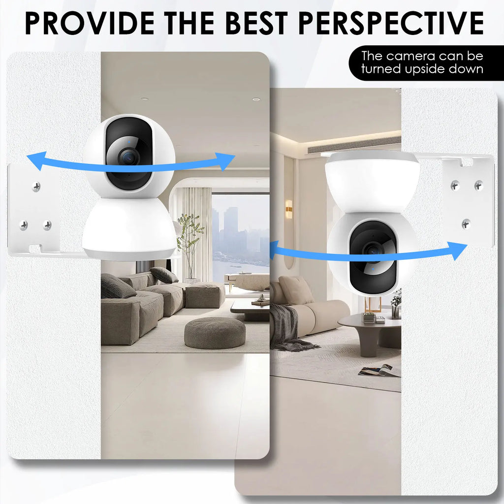 8Pc L Shape Bracket Wall Mount Universal Camera Iron Bracket Right Angle PTZ Version Camera Surveillance Bracket Steady Support Zpaxo