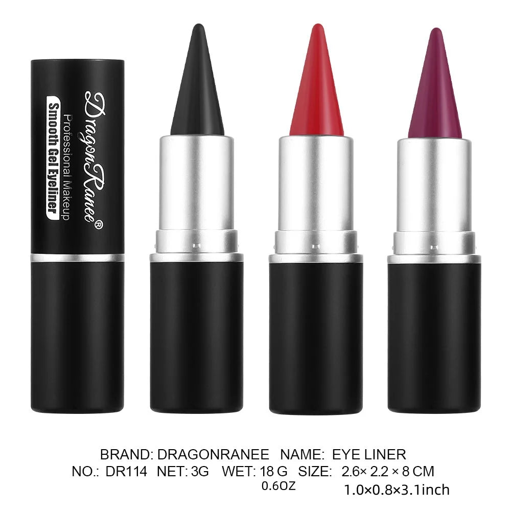 Matte Lip Liner, Long-Lasting, Automatic Rotating Wax Texture, Suitable for All Skin Types, Multi-Purpose, Suitable for Eyeliner, Holiday Parties, Lipstick Zpaxo