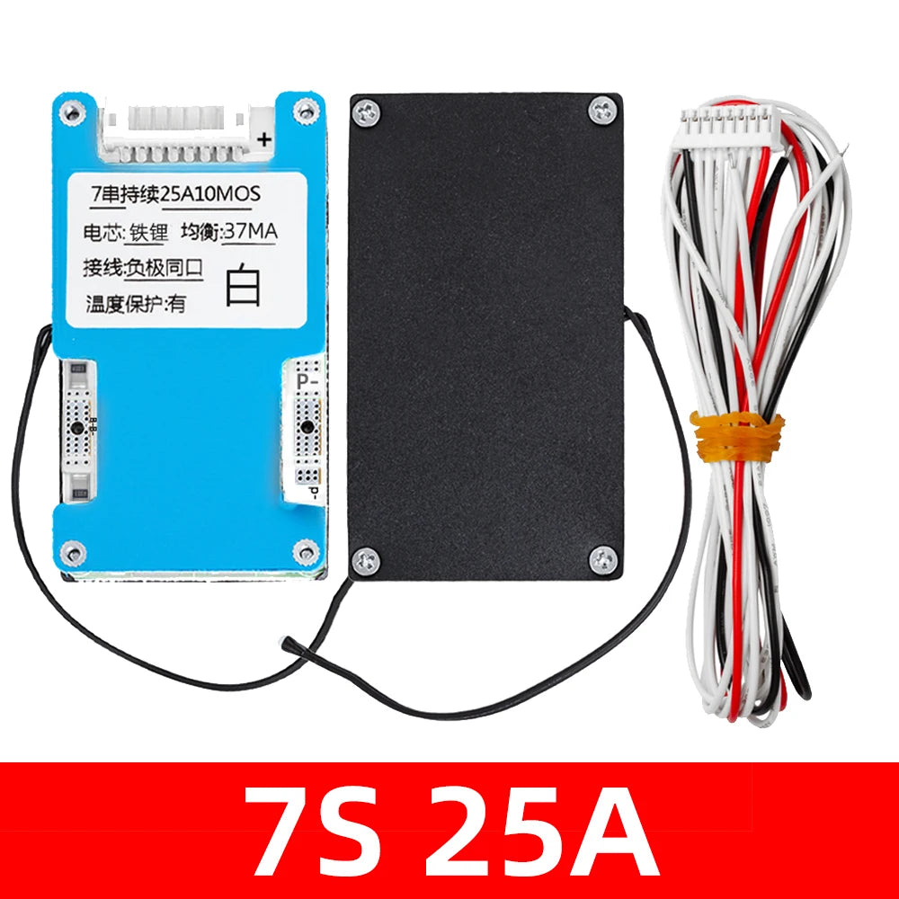 6S 7S 24V 15A 20A 25A LiFePO4 Battery Balanced Charge Equalizer Board Zpaxo 7s 25a 24.5v