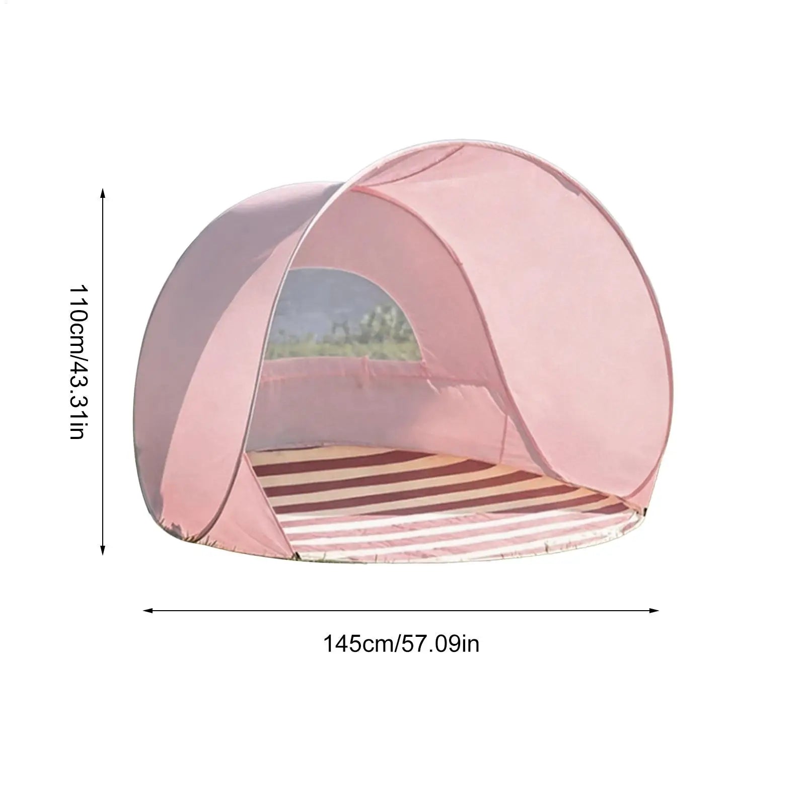 Beach Shade Portable Lightweight Protection Canopy Sun Family Adults