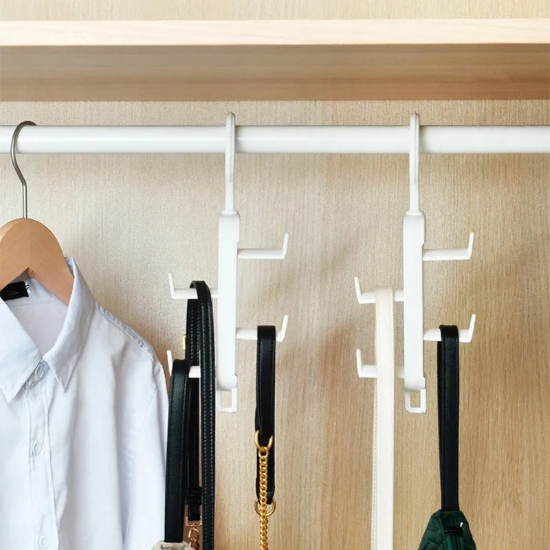Bag Storage Tool Wardrobe Storage Multifunctional Clothes Rack Traceless Hanging Bag Rack Hat Door Non Perforated Hanging Hook Zpaxo